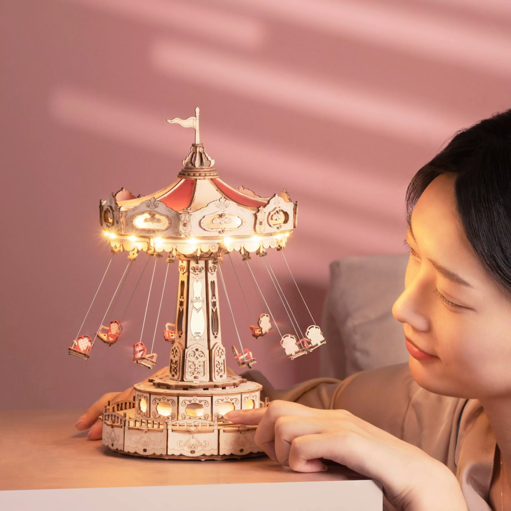 Amusement Park - Swing Ride Music Box