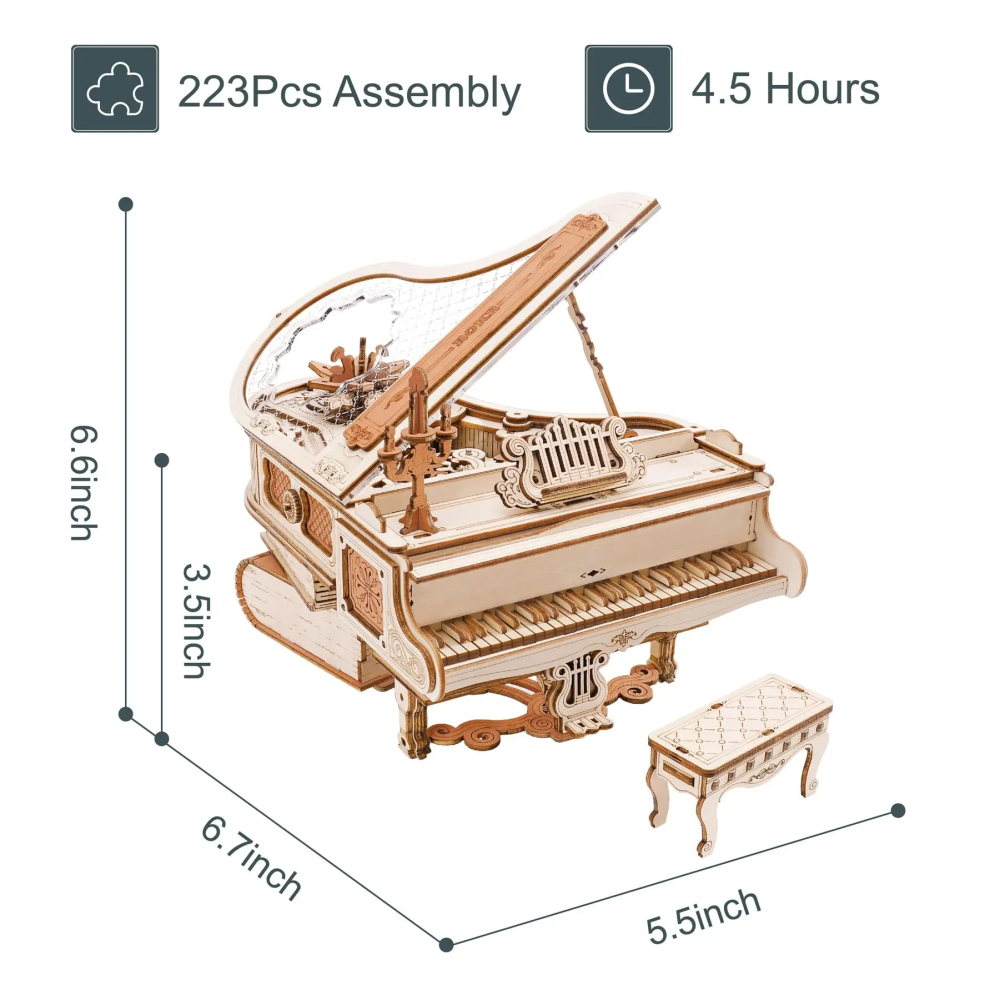 Magic Piano Music Box