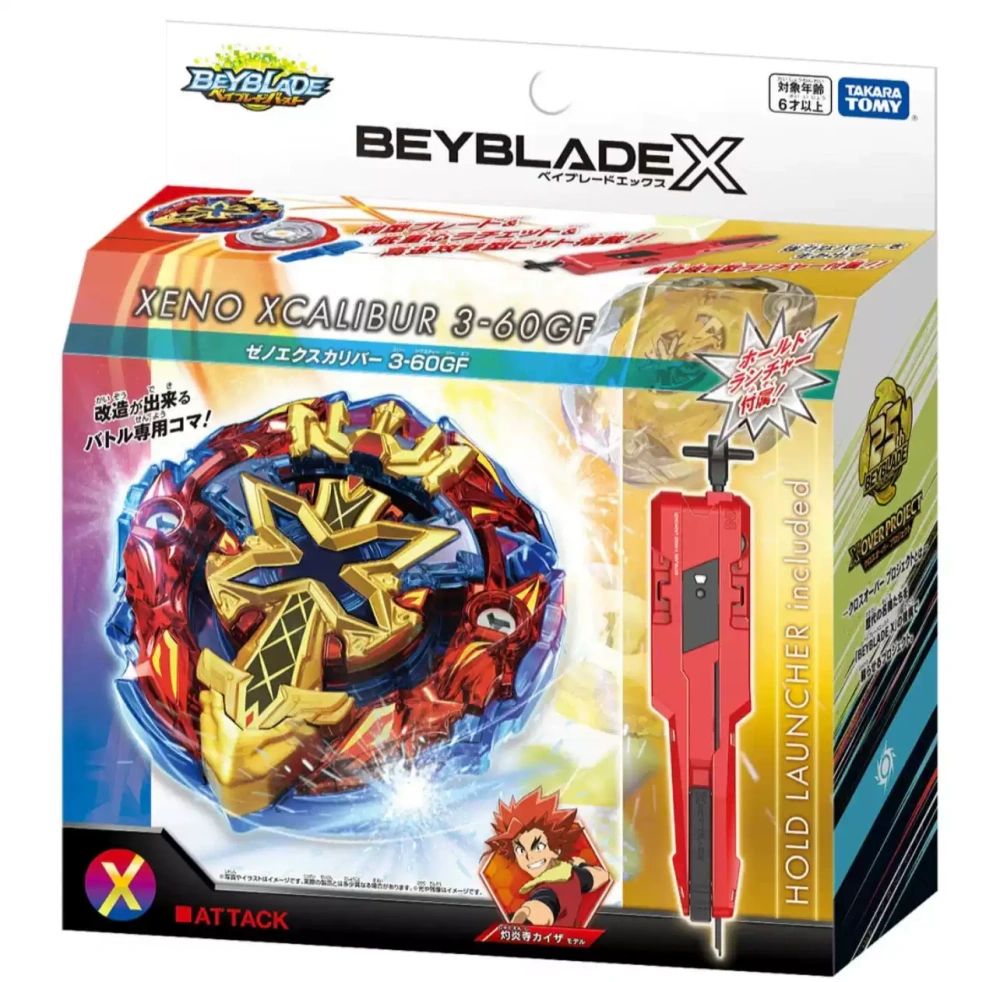 TAKARA TOMY Beyblade X BXG-13 Xeno Xcalibur 3-60GF BX-00