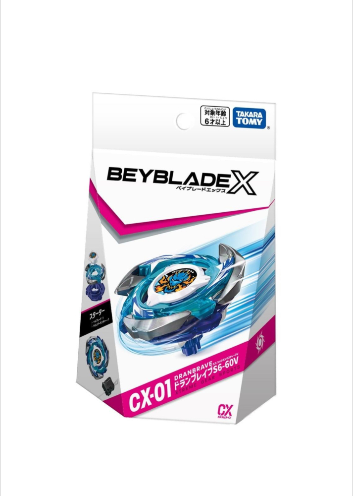 TAKARA TOMY Beyblade X  CX-01 Starter Dran Brave S6-60V