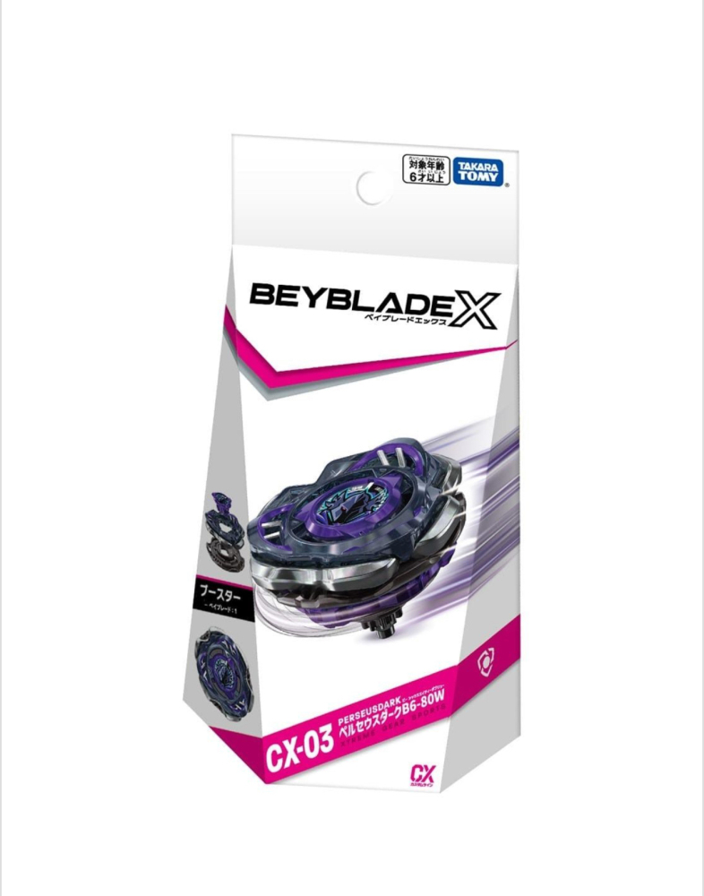 TAKARA TOMY Beyblade X CX-03 Perseus Dark B6-80W