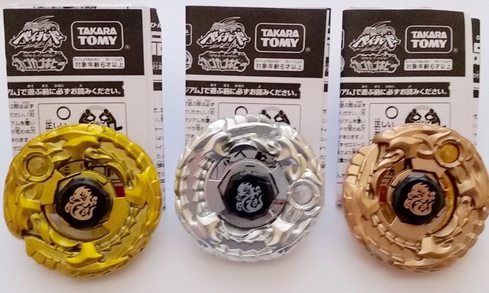 Takara Tomy Beybalde BBGH08/09/10 Ninja Salamander / Shinobi Saramanda SW145SD, Contains three colors:GOLD +SILVERB+RONZE