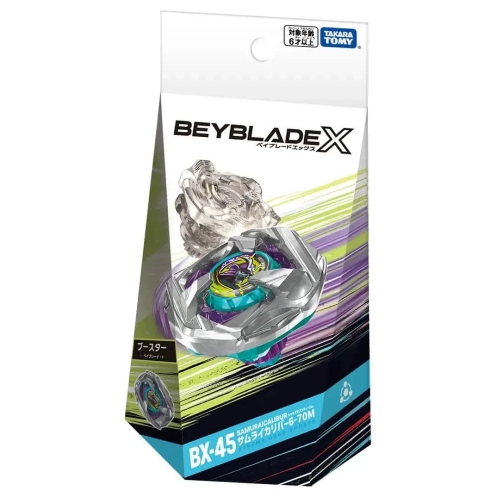TAKARA TOMY Beyblade X Booster Samurai Calibur 6-70M BX-45