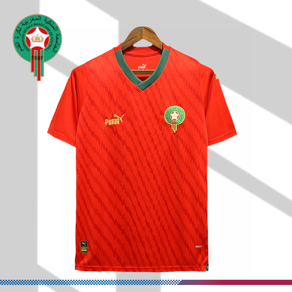 2023/2024 Morocco Home  Football Shirt （Fan Edition）