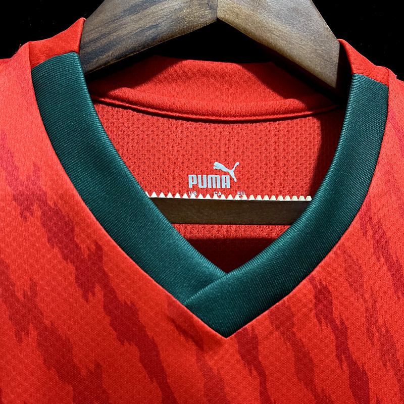 2023/2024 Morocco Home  Football Shirt （Fan Edition）