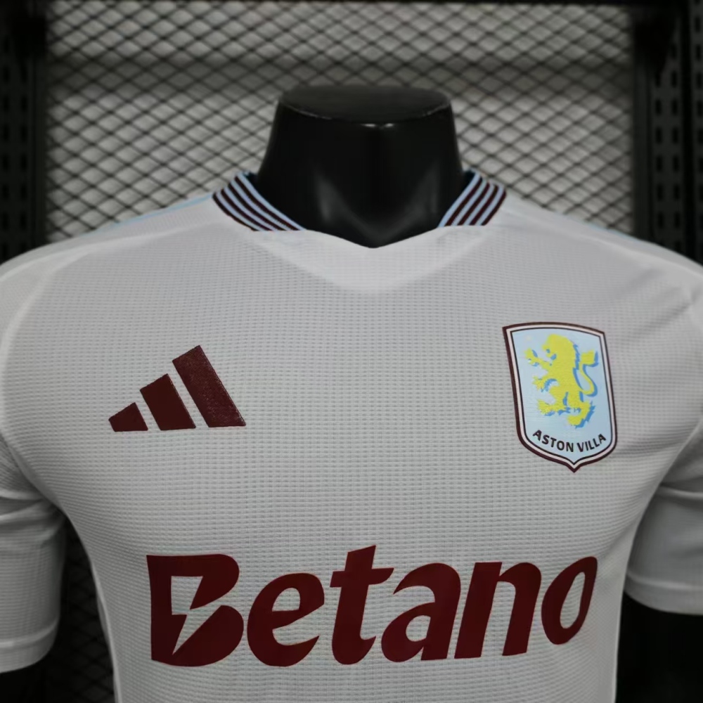 2024/2025 Aston Villa White Football Shirt （Player）