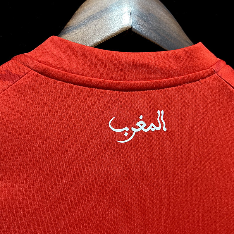2023/2024 Morocco Home  Football Shirt （Fan Edition）