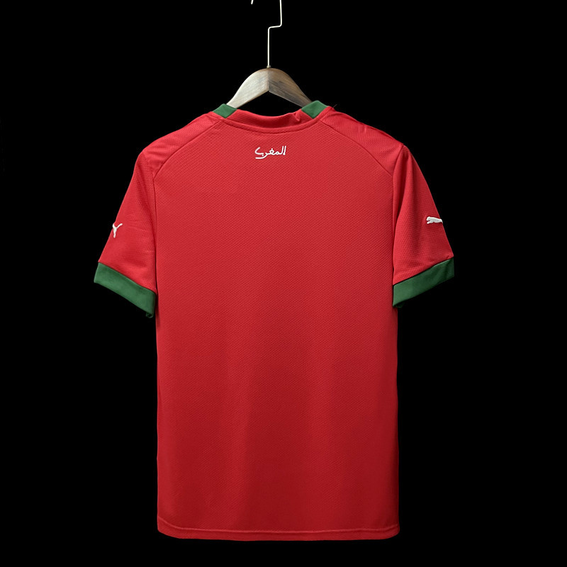 2022/2023 Morocco Home  Football Shirt （Fan Edition）