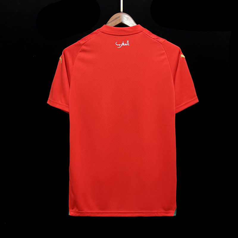2023/2024 Morocco Home  Football Shirt （Fan Edition）