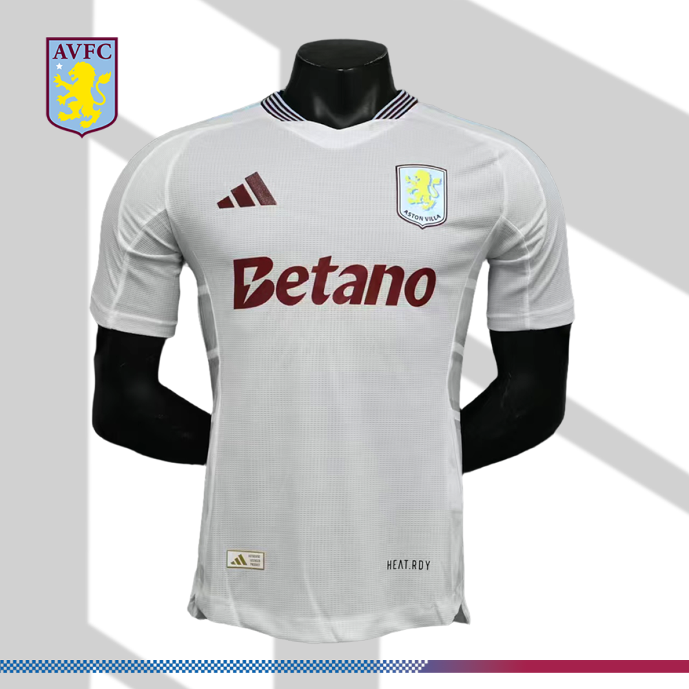2024/2025 Aston Villa White Football Shirt （Player）
