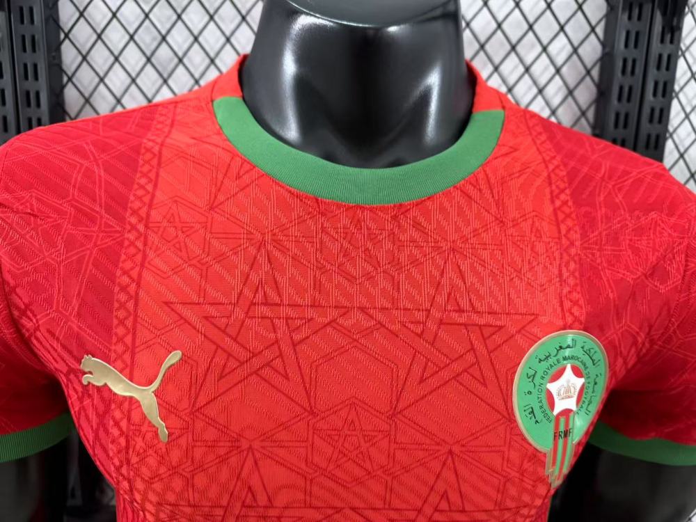 2024/2025 Morocco Home Football Shirt （Player Edition）