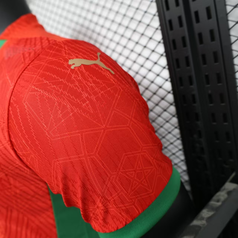 2025/2026 Moroccan Home Football Shirt (Player Edition）