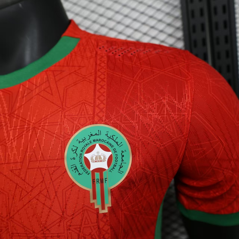 2025/2026 Moroccan Home Football Shirt (Player Edition）