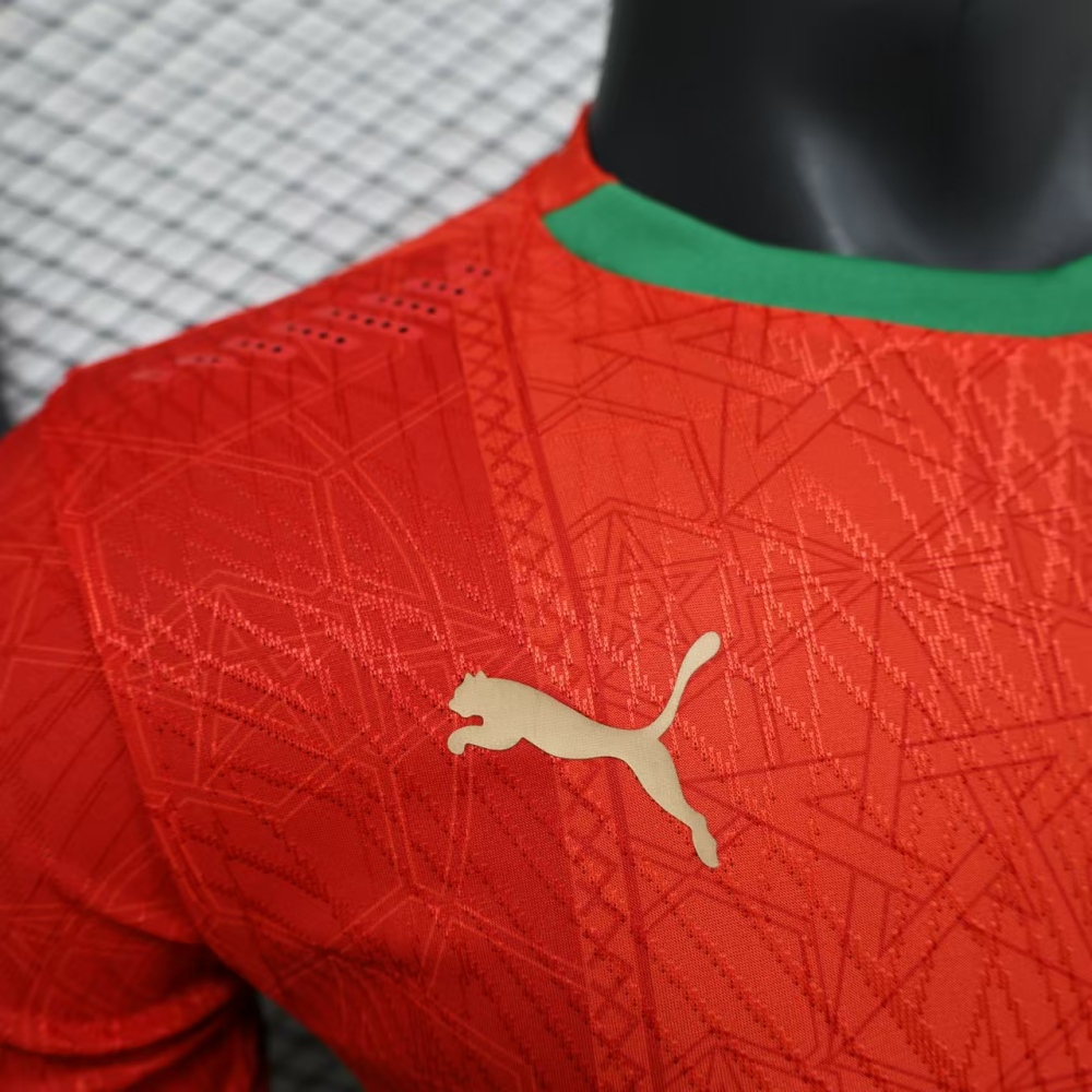 2025/2026 Moroccan Home Football Shirt (Player Edition）