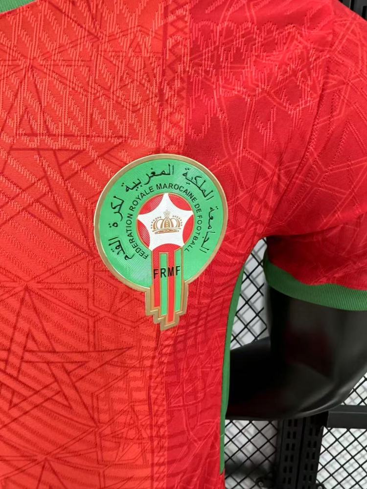 2024/2025 Morocco Home Football Shirt （Player Edition）