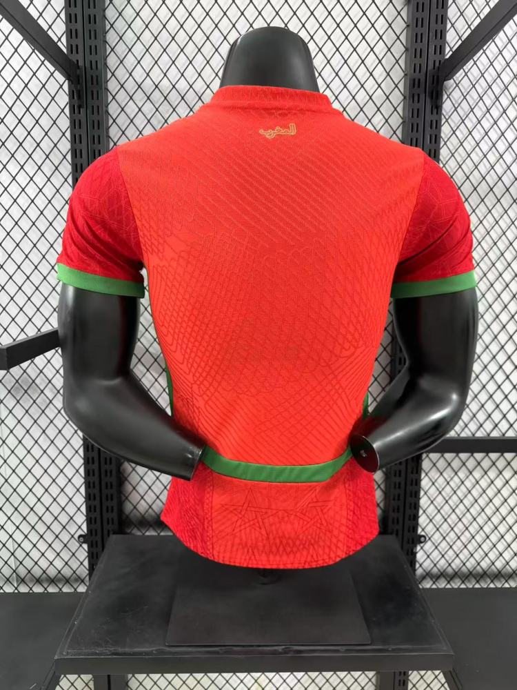 2024/2025 Morocco Home Football Shirt （Player Edition）