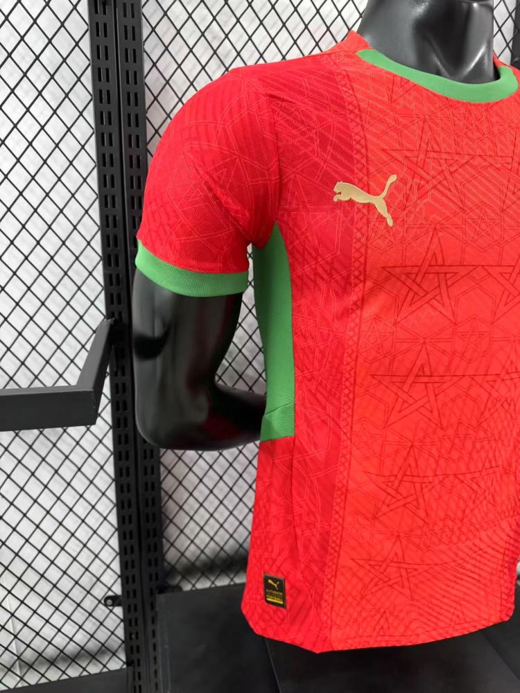 2024/2025 Morocco Home Football Shirt （Player Edition）