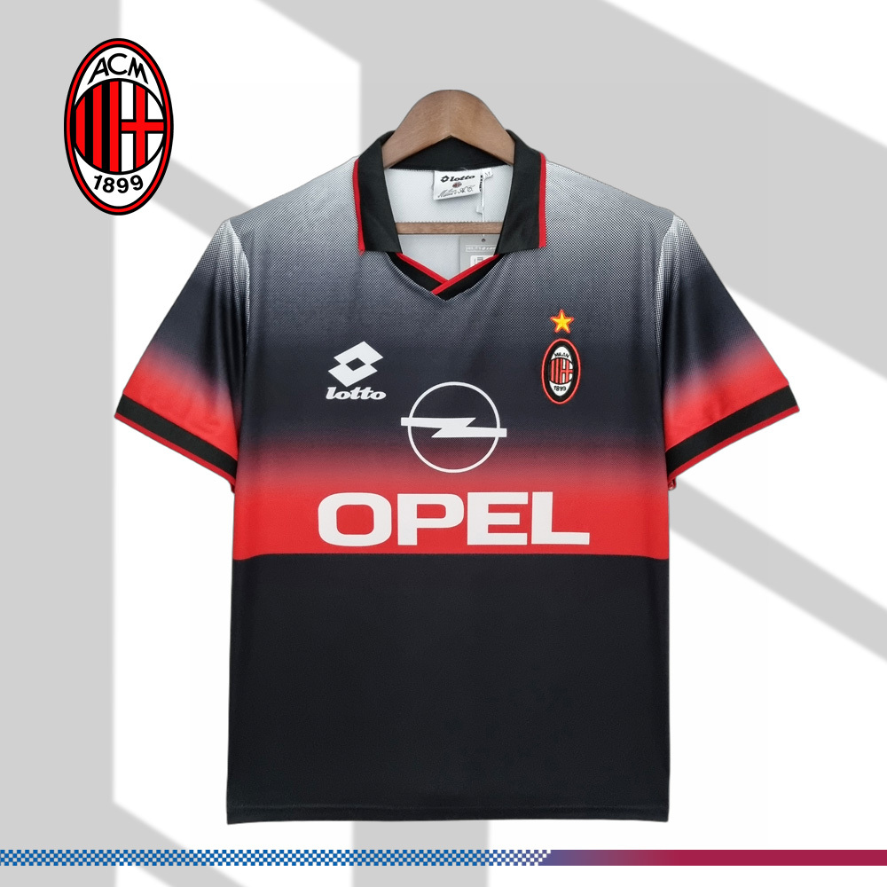 1995/1996 AC Milan Retro Black Training Shirt
