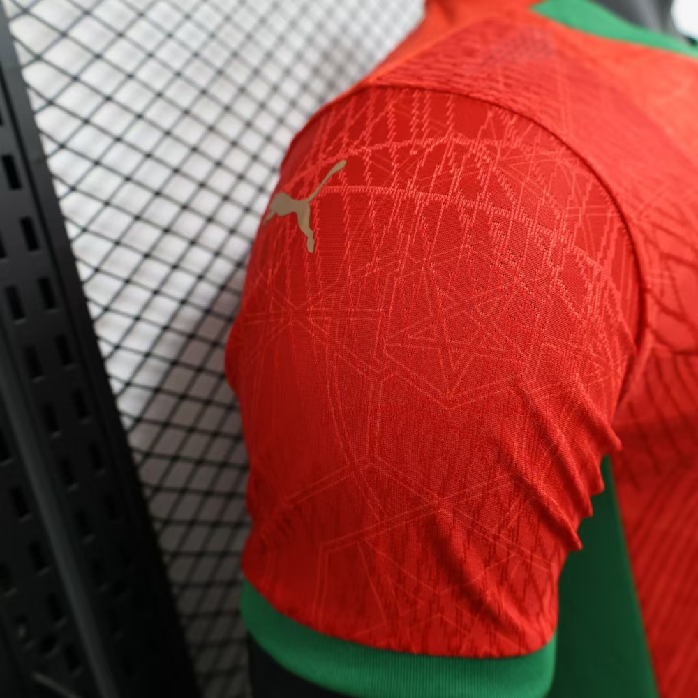 2025/2026 Moroccan Home Football Shirt (Player Edition）