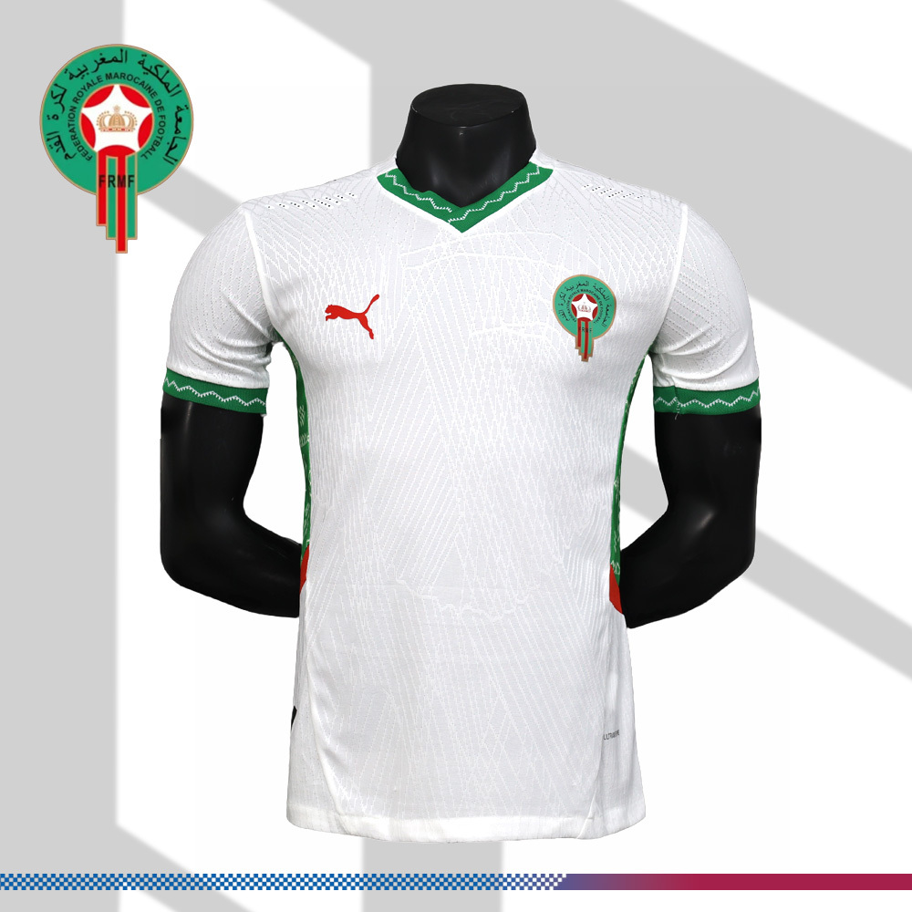 2025/2026 Moroccan Away Football Shirt (Player Edition）