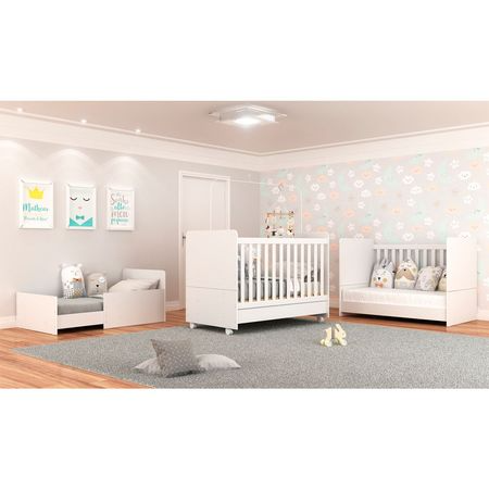 Cuna Cama 3X1 Blanco