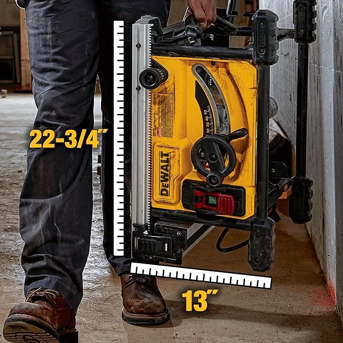 Sierra de mesa para trabajo, compacta, 8-1/4 pulgadas (21 cm)