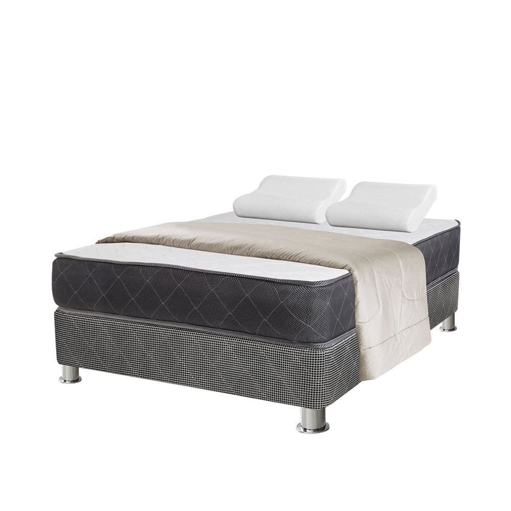Cama Samay 2 Plazas + Edredón + 02 Almohadas