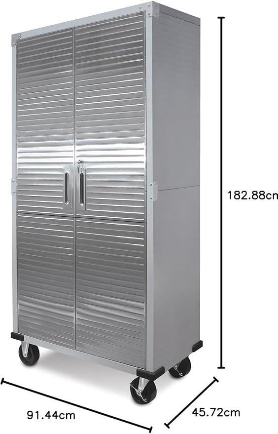 Classics - UltraHD - Armario de almacenamiento alto - Acero inoxidable