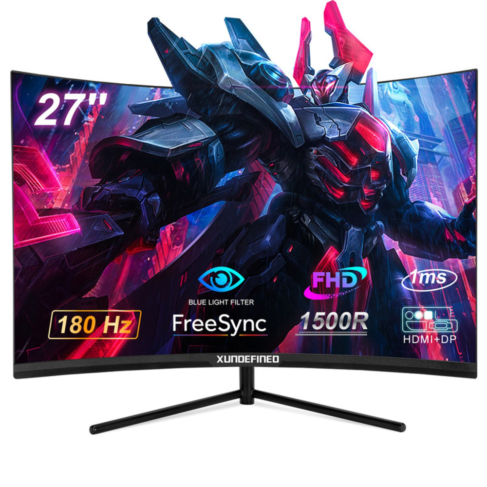 Monitor Gamer Curvo 27 pulgadas Full HD 180Hz