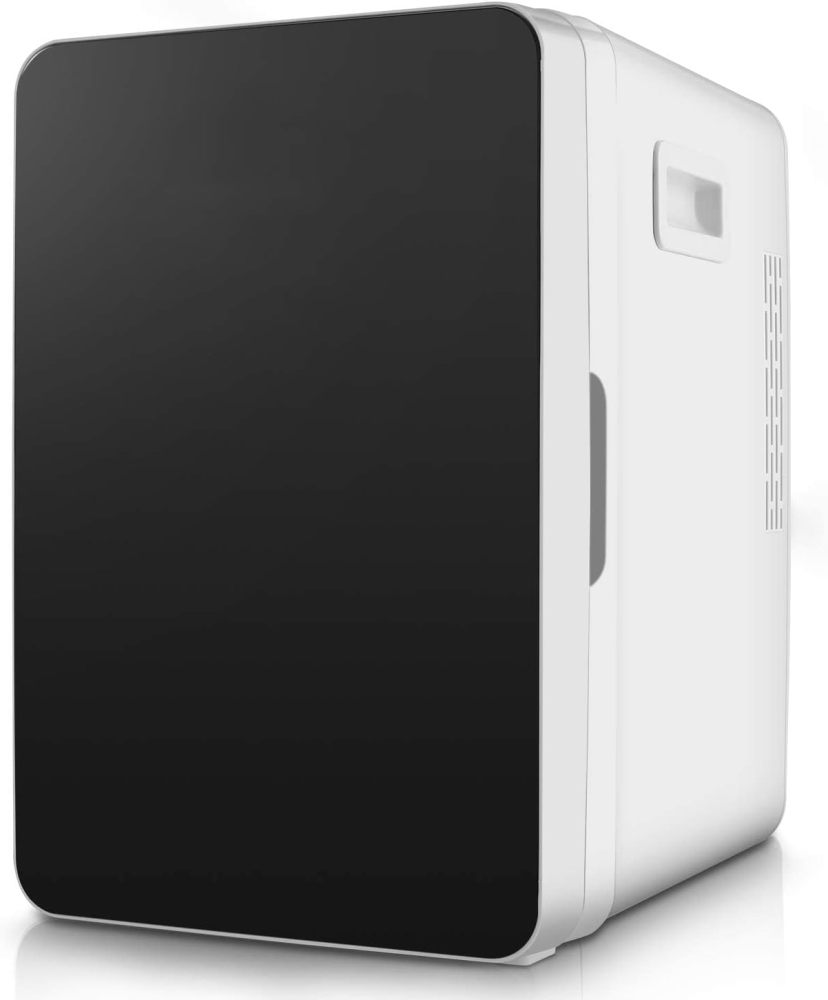 Mini nevera de 20 litros, mini congelador, enfriador compacto de gran capacidad y calentador con visualización de termostato digital y control de temperatura