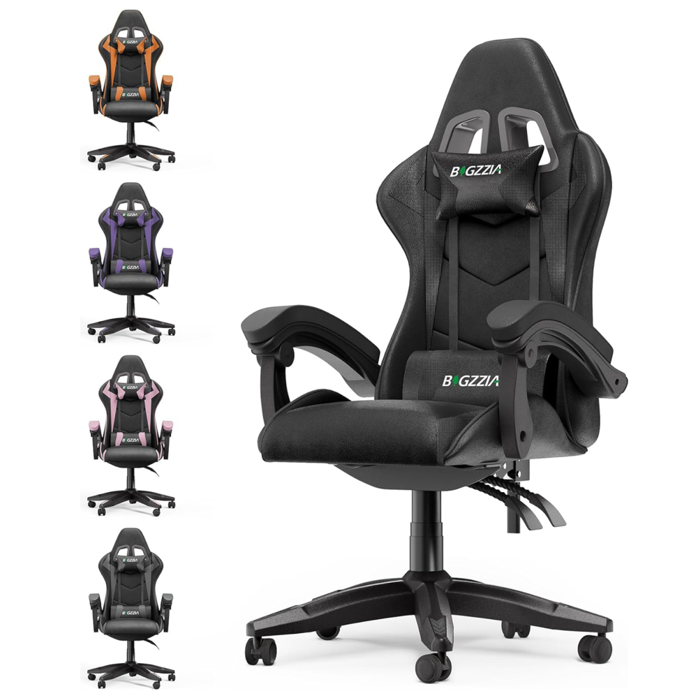 Reposacabezas y soporte lumbar para sillas de juego Sillas de juego Silla de carreras