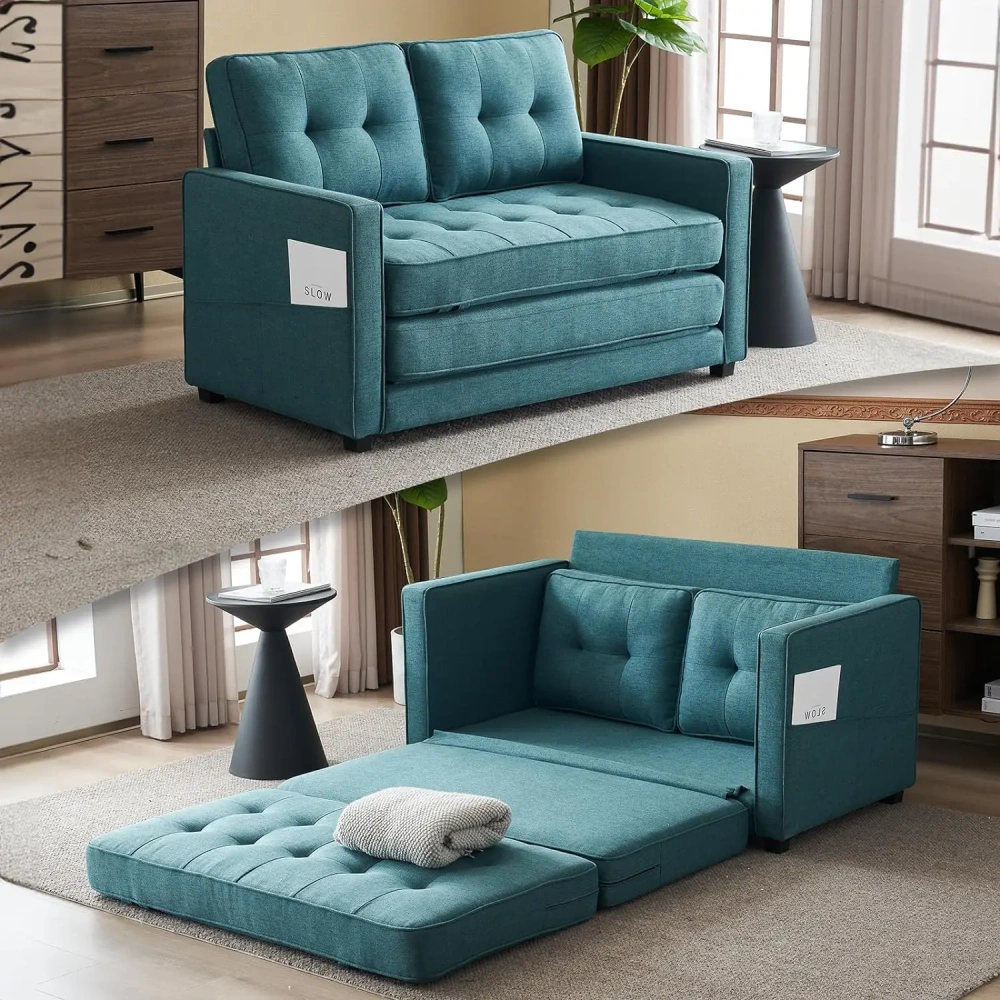 Sofá cama convertible, sofá futón, sofá para sala de estar