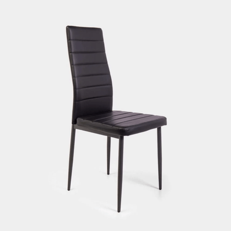 Juego de Comedor  Vidrio 6 Sillas Negro