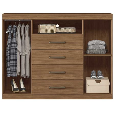 Cómoda Madrid 4 Cajones Jatoba