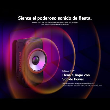 Parlante XBOOM XL5S 200W Bluetooth IPX4 12 Horas de Batería