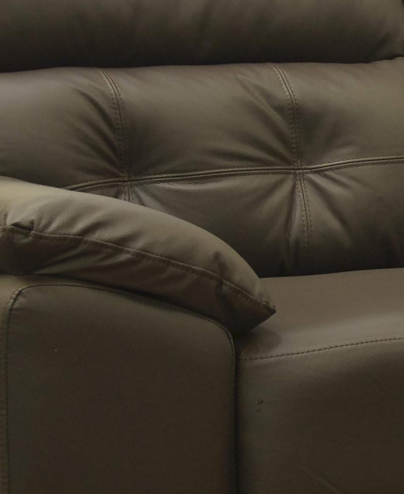 CONFORTOPIEL | Sofá de Piel Genuina Dublin (Chocolate) Medidas APROXIMADAS: (230 cm Largo x 85 cm Profundidad x 95 cm Altura)