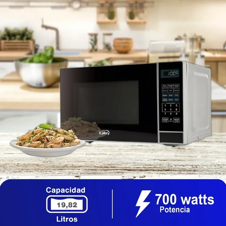 Horno Microondas 0.7 Pies K-MW07N Negro