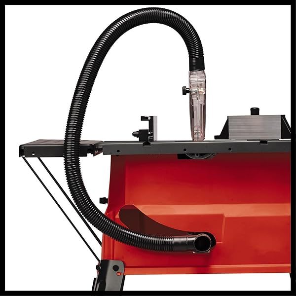 Mesa de corte TC-TS 2025/2 U (máx. 2.000 W, ajuste de la altura/ inclinación de la hoja de sierra de precisión, tope-guía paralelo, tope-guía angular +/- 60°), Color Negro