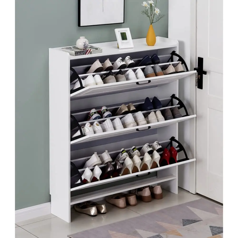 Gabinete de Zapatos Oculto en la Pared - ¡Oculta tus Zapatos con Estilo!🚪👠