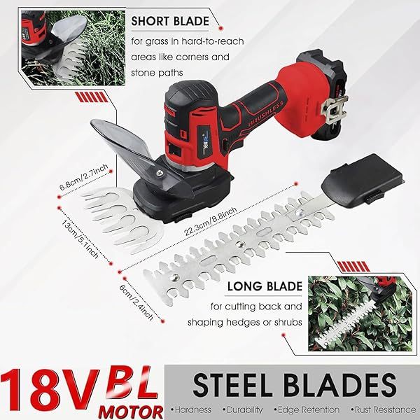 Kit combinado de herramientas eléctricas inalámbricas, 12 herramientas MAX MATRIX de 18 V, con taladro, 2 baterías de 2.0 Ah y 1 cargador (negro y rojo) 12-Tool Set Black Red