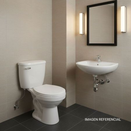 Inodoro 2 Piezas Rapid Jet Universal + Lavatorio Eco