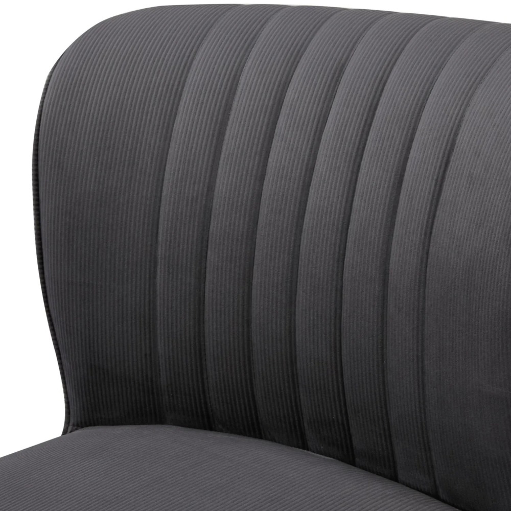 Poltrona 1 cuerpo RABAT 64x80x58 cm Gris