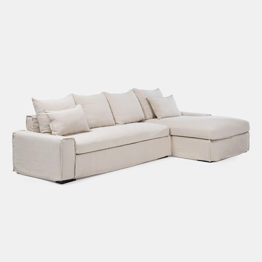 Sofá Seccional Elba Derecho Beige