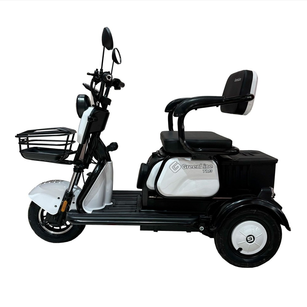 Trimoto Electrica Convertible TM3 ROJO Motor 500W Aro 10
