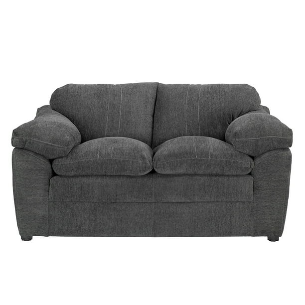 Sala 3-2-1 Aston (Sofá, Love Seat y Sillón) Gris Oscuro