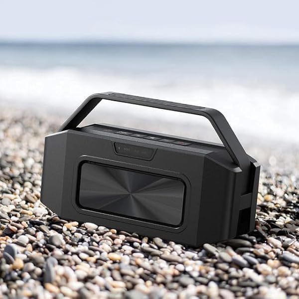Altavoz Bluetooth - 100 W pico 60 W RMS graves profundos, IPX6 altavoces Bluetooth portátiles resistentes al agua inalámbricos con subwoofer