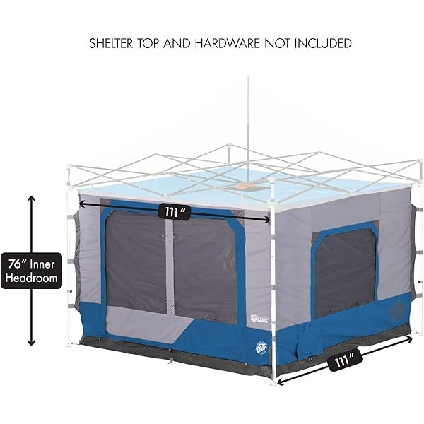 6.4 popup Outdoor Camping Tent, Royal Blue Azul Real Tienda de campaña de cabina