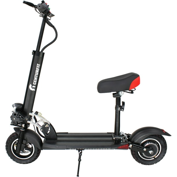 Negro Con Asiento Luz Led Usb Alarma 48 Km/h