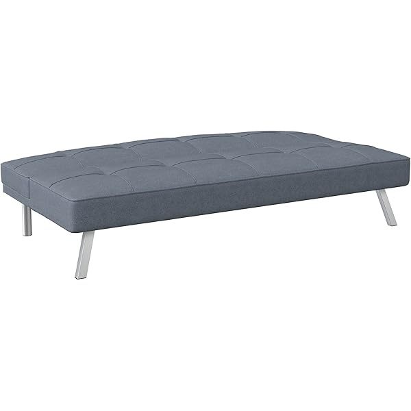 Serta Rane Convertible Sofa Lounger Microfiber Light Grey Full Light Gray Modern