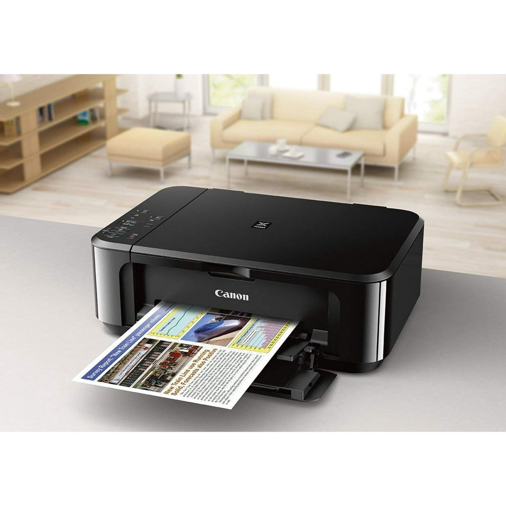 Wireless All-in-One Color Inkjet Photo Printer, Black